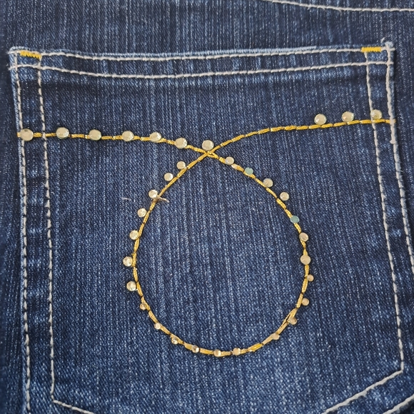 Sz 7 Bongo dark wash denim miniskirt - Picture 10 of 10